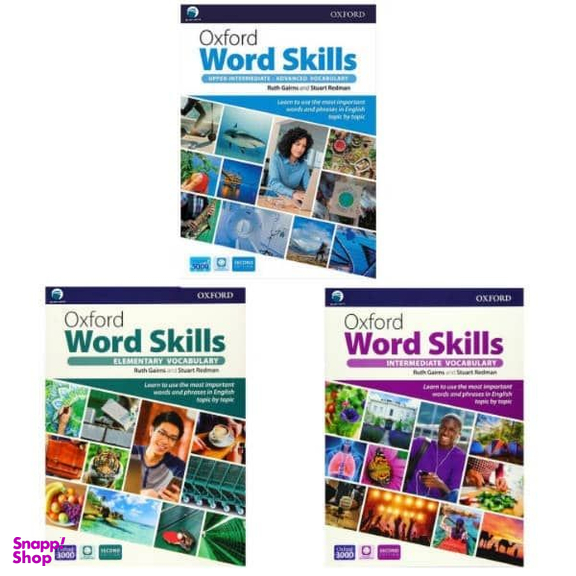کتاب Oxford Word Skills Second Edition اثر Ruth Gairns And Stuart Redman انتشارات دنیای زبان سه جلدی