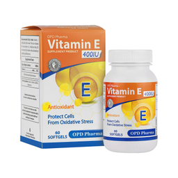 سافت ژل ویتامین ای 400 واحدی او پی دی فارما بسته 60 عددی