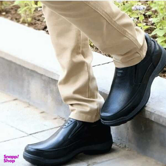 کفش طبی مردانه کفش فرزین مدل تمام چرم f5