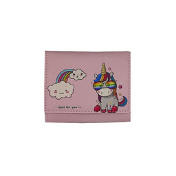 کیف پول دخترانه مدل یونیکورن کد 118