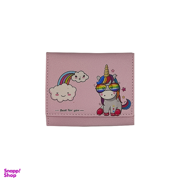 کیف پول دخترانه مدل یونیکورن کد 118