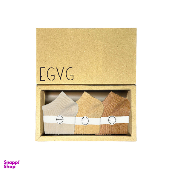 جوراب زنانه ایجی ویجی مدل کبریتی کد egvg-w2-111 بسته 3 عددی