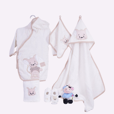 سرویس حوله کودک 5 تکه مدل little کد 50