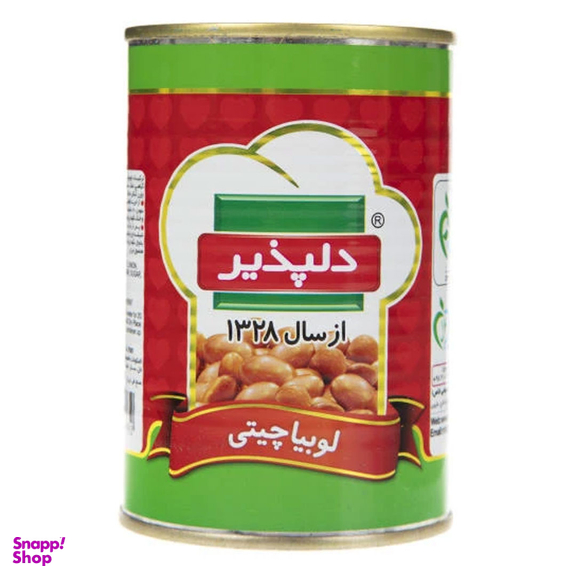 کنسرو لوبیا دلپذیر وزن 420 گرم بسته ۳ عددی