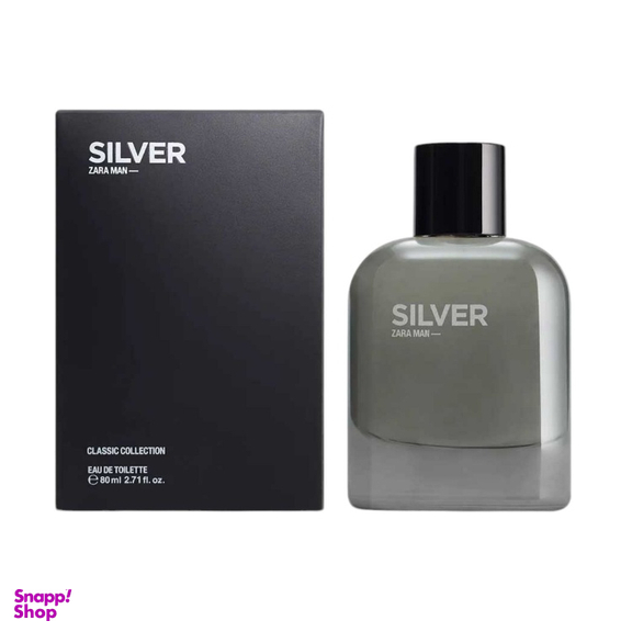 ادوتویلت مردانه زارا مدل Silver