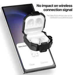 کاور ایرفون دوکس دوکیس مدل SECF-N مناسب هدفون سامسونگ Galaxy buds 2 Pro / buds pro / buds live / buds 2 / buds FE