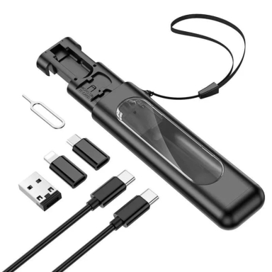مجموعه لوازم جانبی گوشی موبایل گرین لاین مدل Multi-Functional USB/MicroUSB/Lightning/Type-C