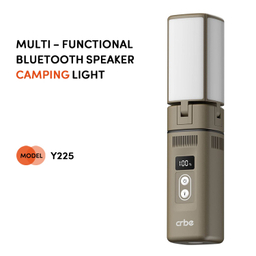 چراغ قوه و اسپیکر بلوتوثی قابل حمل کربی مدل Y225 POWERBANK