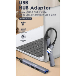 هاب 4 پورت USB-A الدینیو مدل DS-44C