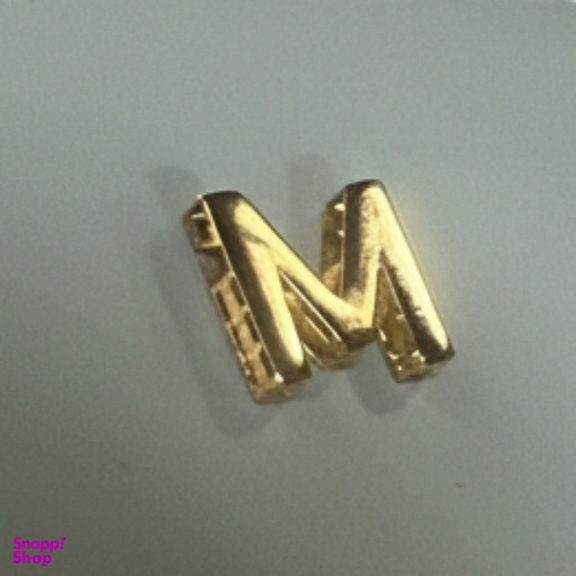 آویز گردنبند طلا 18 عیار زنانه مدل حرف M کد 1144