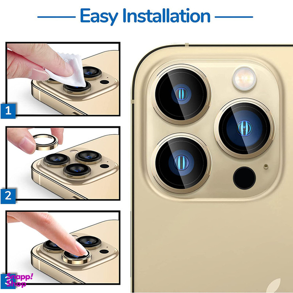 محافظ لنز دوربین اپیکوی مدل HD-ColorLenz مناسب برای گوشی موبایل اپل Iphone 14 Pro Max / 14 Pro