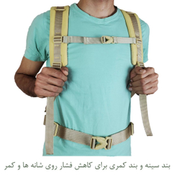 کوله پشتی برساد مدل +Bb 103 tactical