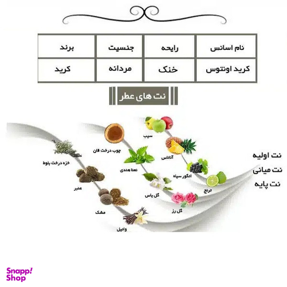 ادوپرفیوم مردانه ایفوریا مدل اونتیوس با رایحه تلخ حجم 100 میلی لیتر