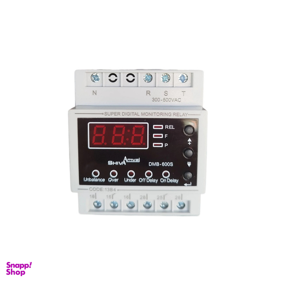 رله سوپر کنترل فاز دیجیتال شیوا امواج مدل DMB-600S کد 13B4 بسته دو عددی