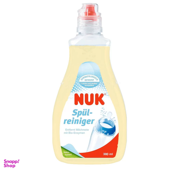 محلول استریل شیشه شیر کودک ناک مدل 380 nukbaby