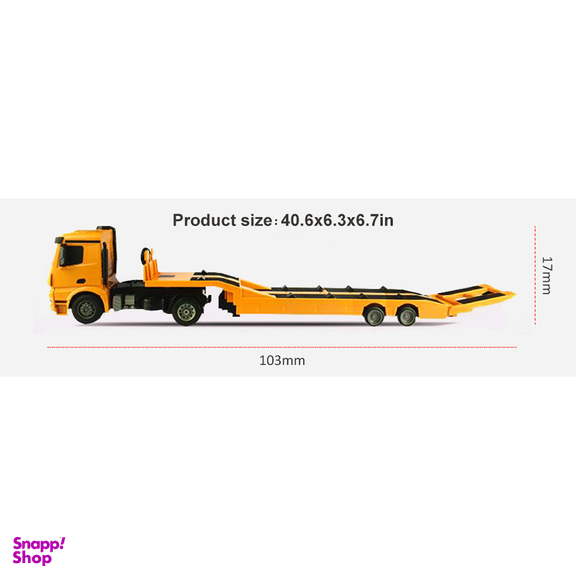 ماشین بازی کنترلی دابل ای مدل Mercedes Benz Arocs Flat Bed Trailer