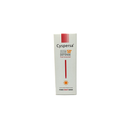 کرم ضد آفتاب بی رنگ سیسپرسا مدل Defense با SPF 50 حجم 50 میلی‌ لیتر