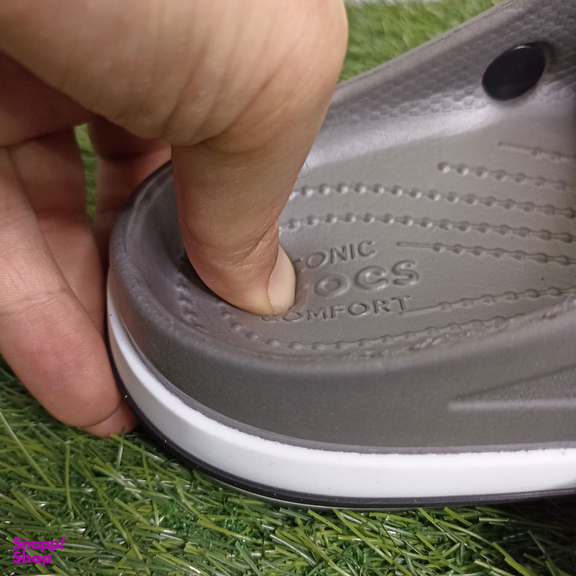 دمپایی مردانه طرح کراکس رنگ خاکستری