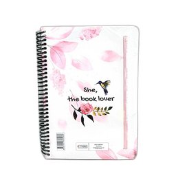 دفترچه 100 برگ دات نوت سری She طرح The Book Lover