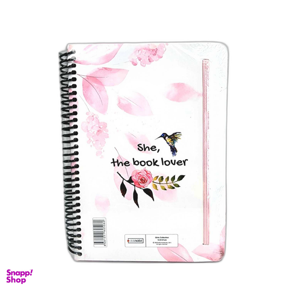 دفترچه 100 برگ دات نوت سری She طرح The Book Lover