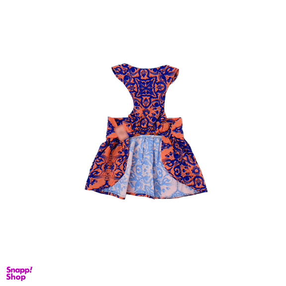 لباس سگ و گربه مدل پشت گردنی زمینه نارنجی