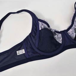 سوتین زنانه نوشه پوش کد 20407 رنگ سرمه ای