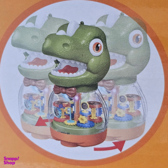 اسباب بازی ناب سل مدل چرخ دنده ای قلک طرح دایناسور موزیکال