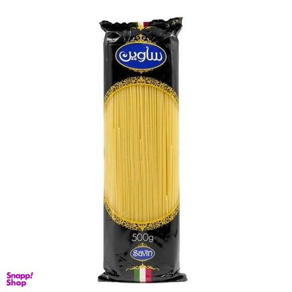ماکارونی قطر 1/2 میلی متر ساوین وزن 500 گرم