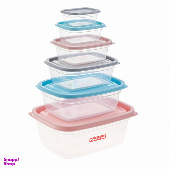 ظرف نگهدارنده نورینو مدل پویا کد 007 مجموعه 6 عددی