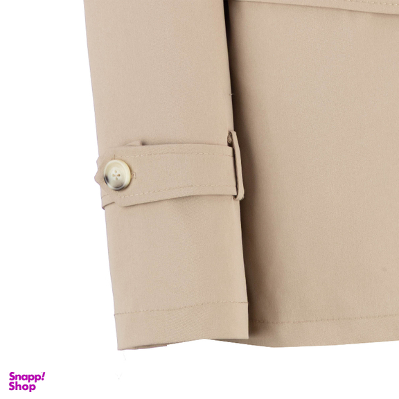 بارانی زنانه السانا مدل فرنوشا کد 230608 رنگ کرم