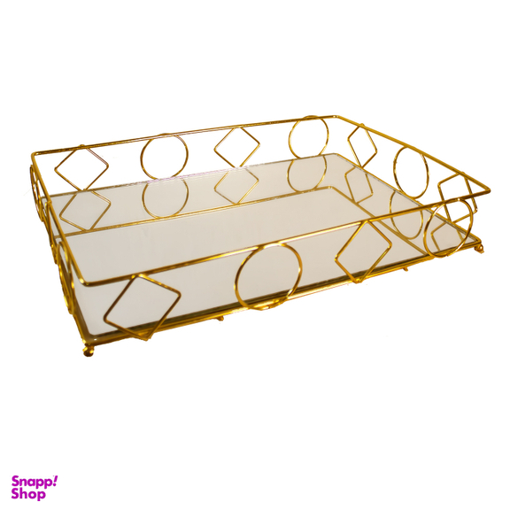 سینی پذیرایی مدل کف آینه ای طرح PS