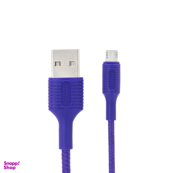کابل تبدیل USB به MicroUSB شی کاریزما مدل صبا طول 1.2 متر