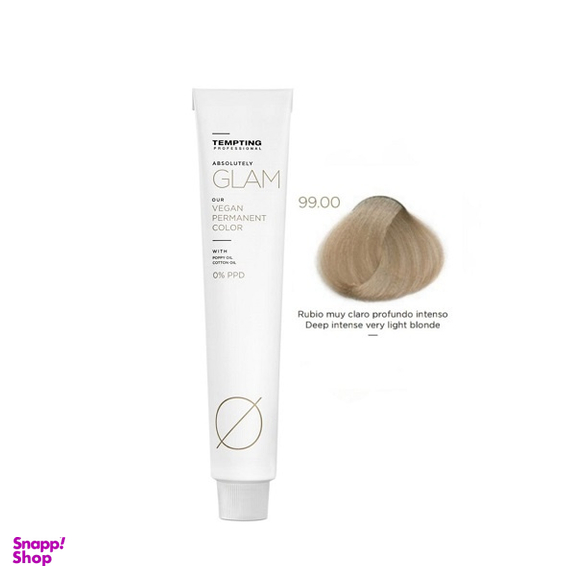رنگ مو تمپتینگ مدل Absolutely Glam شماره 99.00 حجم 100 میلی لیتر رنگ بلوند خیلی روشن