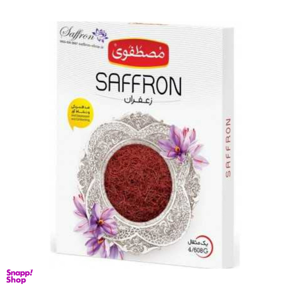 زعفران درجه یک مصطفوی وزن 1 مثقال بسته بندی طلقی
