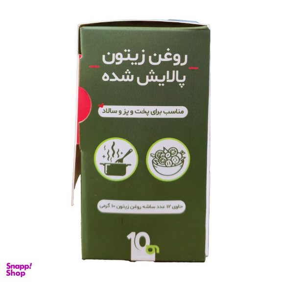 روغن زیتون پالایش شده توسکا وزن 10 گرم بسته 12 عددی
