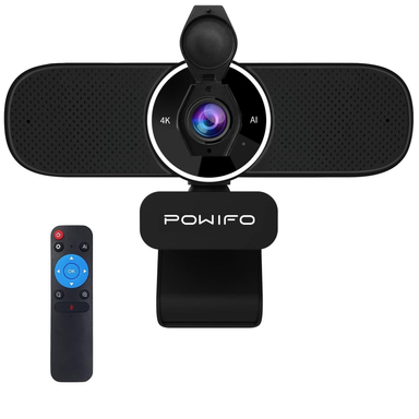 وب کم پاویفو مدل 4K AI Auto-Framing With Remote Control