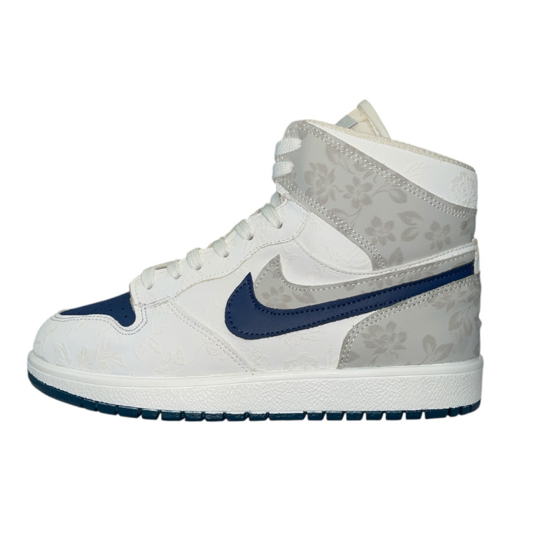 کفش ورزشی زنانه طرح نایک ساقدار کد 1034 رنگ سفید سرمه ای