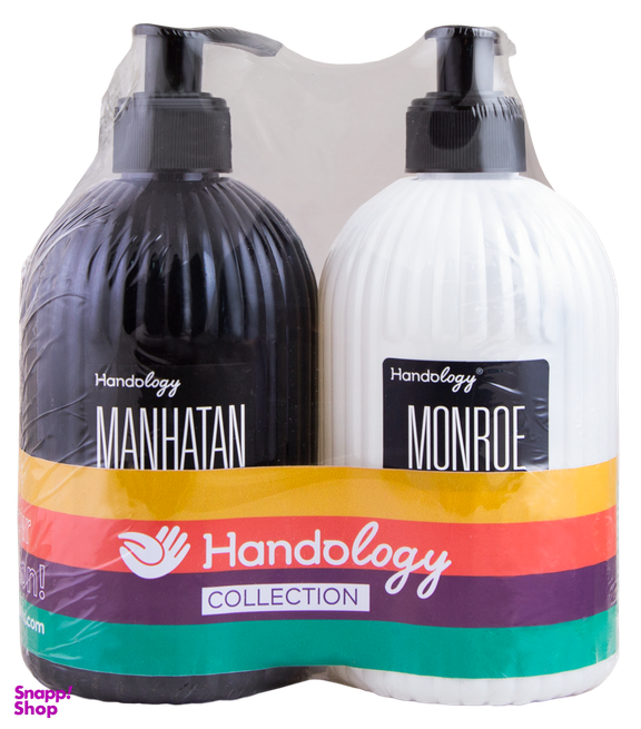 مایع دستشویی هندولوژی مدل manhatan monroe حجم 470 میلی لیتر مجموعه 2 عددی
