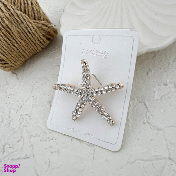 گل سینه زنانه مدل ستاره دریایی کد G4062