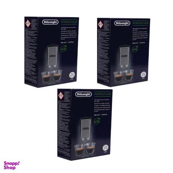 رسوب زدا دلونگی مدل ECODECALK mini حجم 300 میلی لیتر بسته 3 عددی