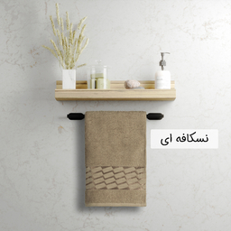 حوله دستی دنیز طرح آرتا سایز 40×80 سانتی متر
