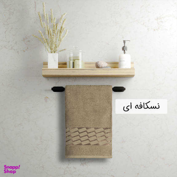 حوله دستی دنیز طرح آرتا سایز 40×80 سانتی متر
