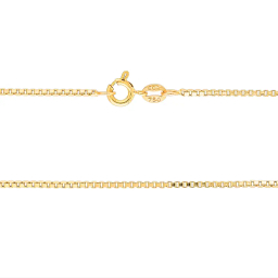 زنجیر 18 عیار طلا زنانه میلی گالری مدل سپاهان طرح ونیزی کد MT853