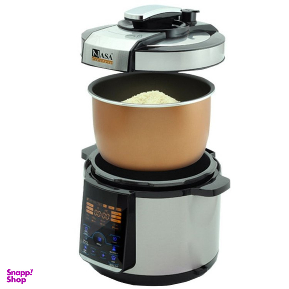 زودپز ناسا الکتریک کد NS-3076 گنجایش 6 لیتر