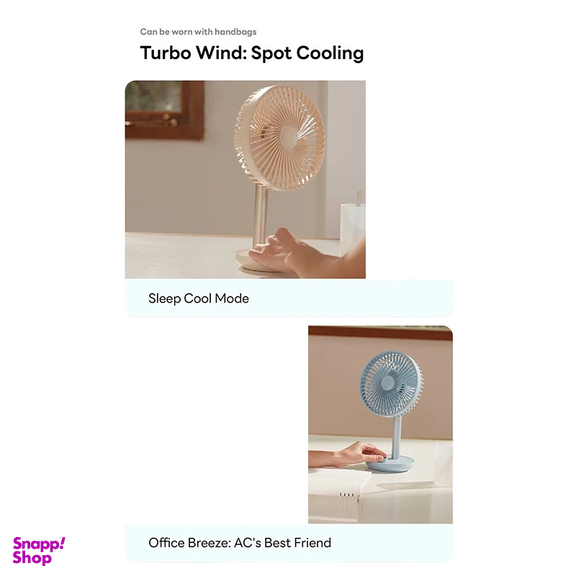 پنکه رومیزی ای آی سو لاو مدل F21 ظرفیت 4000 میلی آمپر ساعت