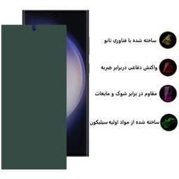 محافظ صفحه نمایش بوف مدل Full Body مناسب برای گوشی موبایل سامسونگ Galaxy S23 Ultra / S22 Ultra