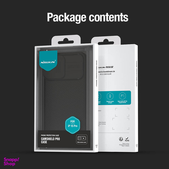 کاور نیلکین مدل CamShield Pro مناسب برای گوشی موبایل اپل iPhone 15 Pro