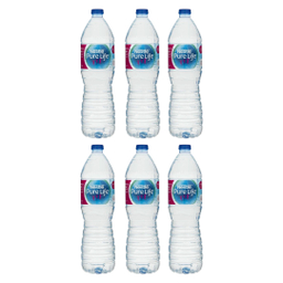 آب معدنی پیورلایف نستله حجم 1.5 لیتر بسته 6 عددی