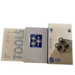 محافظ لنز گوشی موبایل لیتو مدل شابلون دار مناسب اپل iPhone 15 Pro / 15 Pro Max