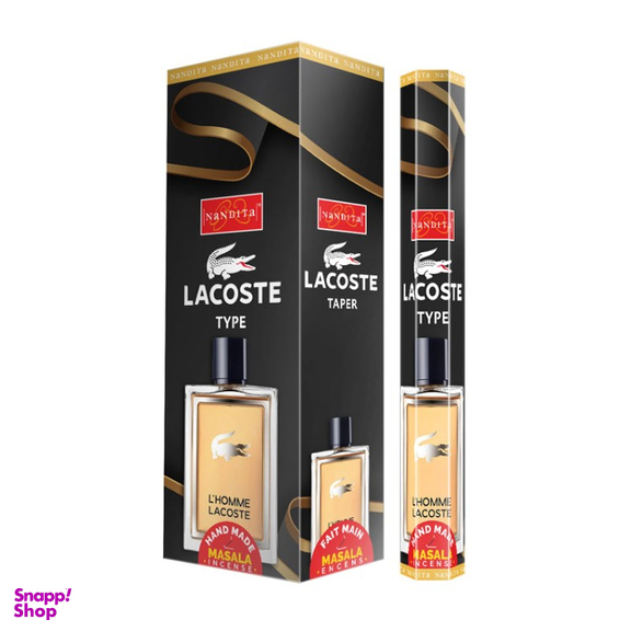 عود ناندیتا مدل Black Lacoste بسته 20 عددی
